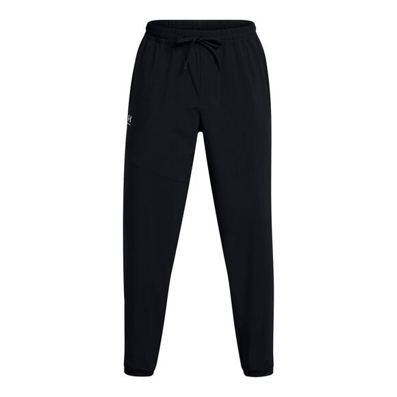Under Armour Mens Vibe Woven Sweatpants / Black/White